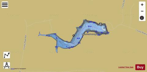 Scarborough Lake depth contour Map - i-Boating App