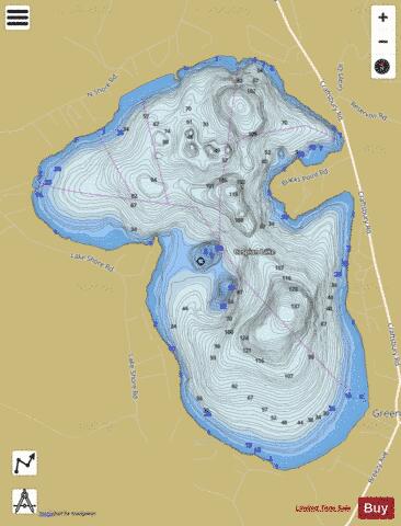 Caspian depth contour Map - i-Boating App
