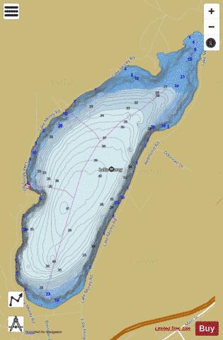 Lake Morey depth contour Map - i-Boating App
