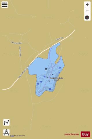 South Spectacle Lake depth contour Map - i-Boating App
