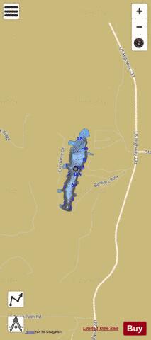 Amazon Lake depth contour Map - i-Boating App