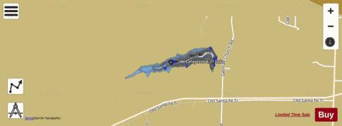 Lafayette A-21 Lake depth contour Map - i-Boating App