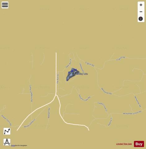 Fun Valley Lake depth contour Map - i-Boating App