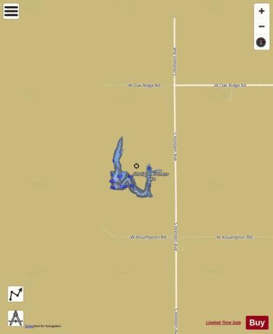 Shurigar Brothers Lake depth contour Map - i-Boating App