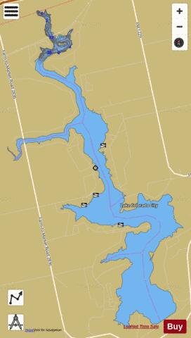 Lake Colorado City depth contour Map - i-Boating App