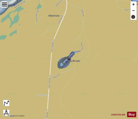 Camp Five Lake depth contour Map - i-Boating App