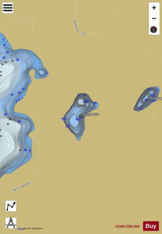 Langer Lake depth contour Map - i-Boating App
