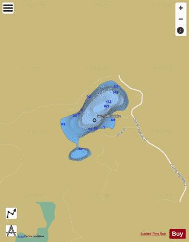 Saint Johns Lake depth contour Map - i-Boating App