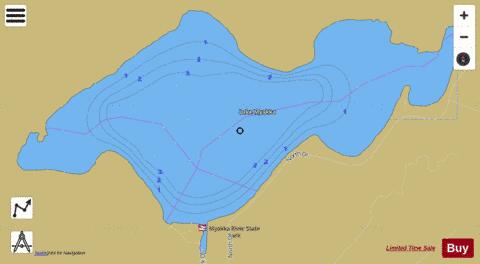 Upper Myakka depth contour Map - i-Boating App