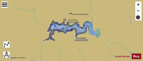 Lake Pahoja depth contour Map - i-Boating App