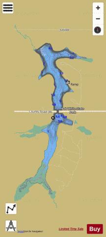 Bob White State Park depth contour Map - i-Boating App