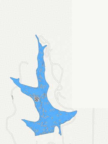 Otter Creek Lake depth contour Map - i-Boating App