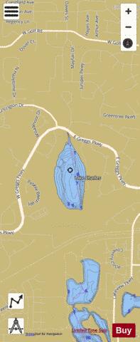 Charles depth contour Map - i-Boating App