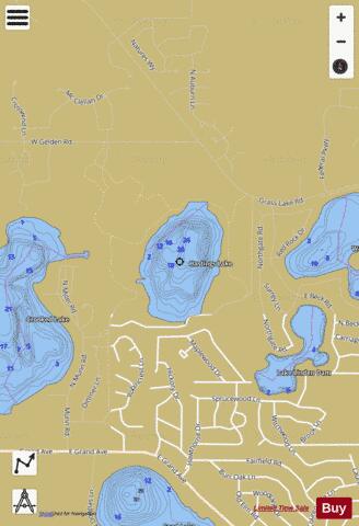 Hastings depth contour Map - i-Boating App