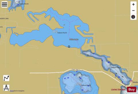 Westler Lake depth contour Map - i-Boating App