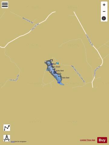 Metcalfe County Lake depth contour Map - i-Boating App