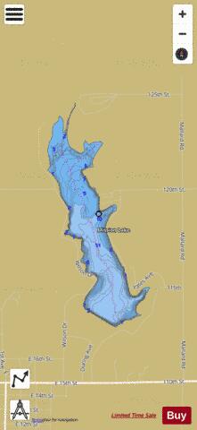 Mission Lake depth contour Map - i-Boating App