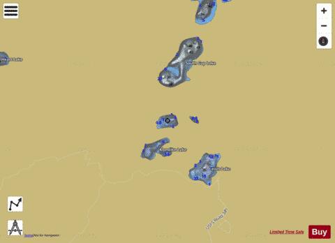 North Klondike Lake depth contour Map - i-Boating App