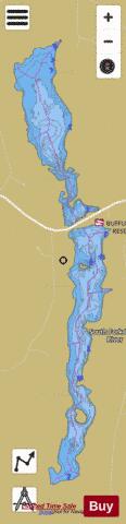 Buffumville Lake depth contour Map - i-Boating App