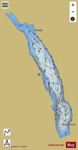Littleville Lake depth contour Map - i-Boating App