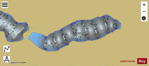 Chase Ponds depth contour Map - i-Boating App