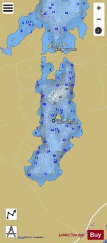 McCurdy Pond depth contour Map - i-Boating App