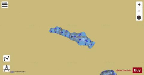 Mine Pond depth contour Map - i-Boating App