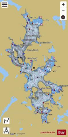Moosehead Lake Fishing Map Us Me 00571641 Nautical Charts App