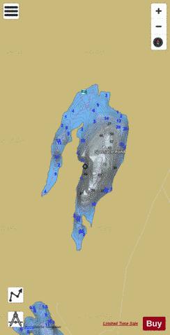 Spectacle Pond depth contour Map - i-Boating App