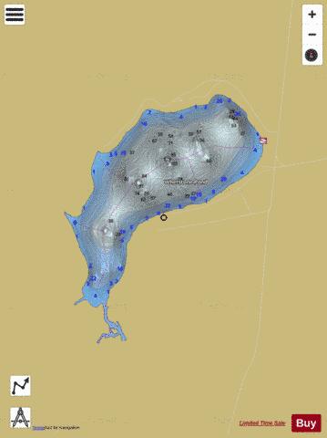 Whetstone Pond depth contour Map - i-Boating App