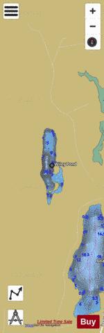 Wiley Pond depth contour Map - i-Boating App