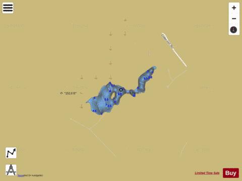 York Pond depth contour Map - i-Boating App