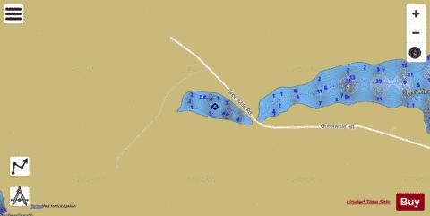Little Spectacle Pond depth contour Map - i-Boating App