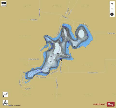 Lake of The Woods depth contour Map - i-Boating App