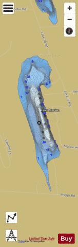 Marion, Lake depth contour Map - i-Boating App