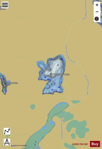 Devils Head Lake Fishing Map Us Mi 27 104 Nautical Charts App