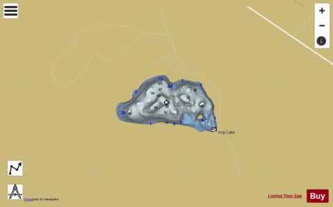 Imp Lake depth contour Map - i-Boating App
