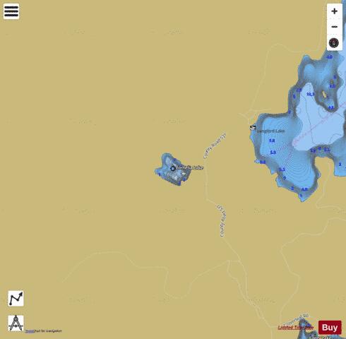 Cornelia Lake depth contour Map - i-Boating App