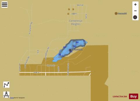 Calumet Lake depth contour Map - i-Boating App