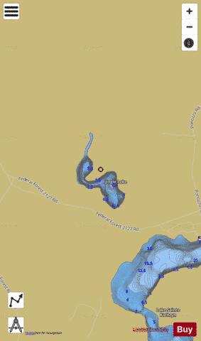 Jingle Lake depth contour Map - i-Boating App