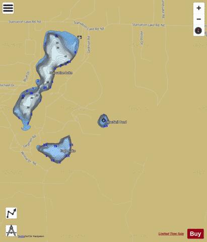 MacNeil Pond depth contour Map - i-Boating App
