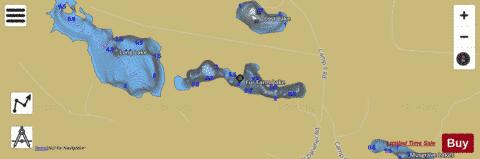 Fur Farm Lake depth contour Map - i-Boating App