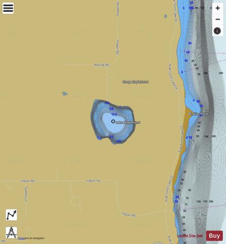 Maplehurst, Lake depth contour Map - i-Boating App