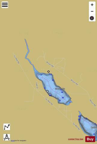 Scotts Lake depth contour Map - i-Boating App
