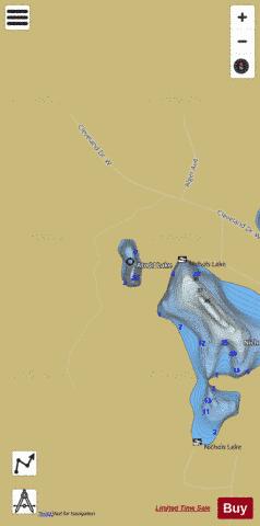 Atodd Lake depth contour Map - i-Boating App