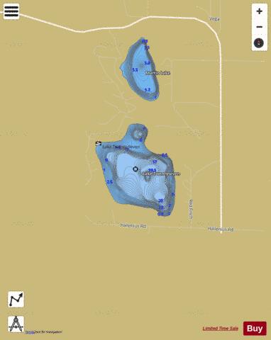 Twentyseven, Lake depth contour Map - i-Boating App