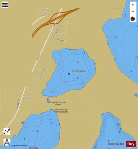 Marshan depth contour Map - i-Boating App