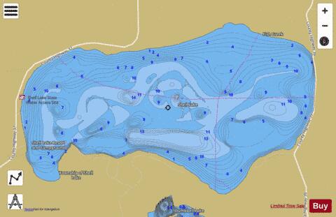Shell depth contour Map - i-Boating App