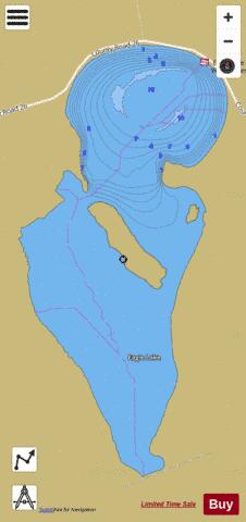 Eagle (North) depth contour Map - i-Boating App