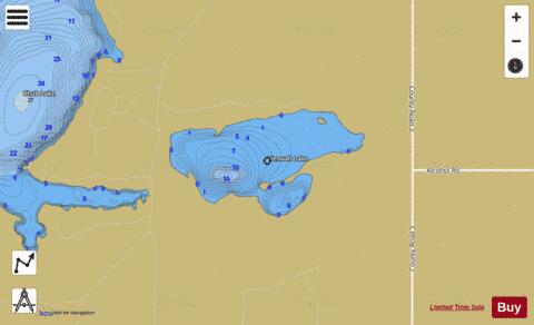Venoah depth contour Map - i-Boating App